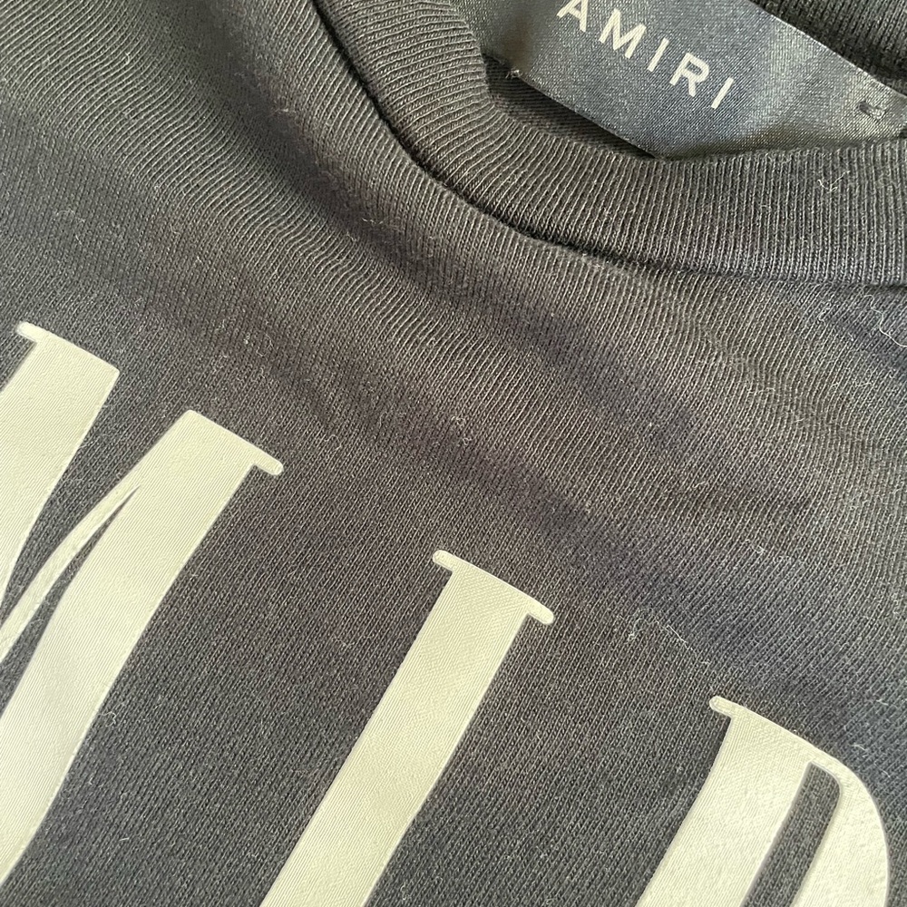 AMIRI Black Graphic T-Shirt